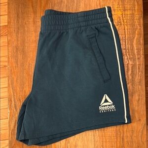 Reebok Blue Teal Athletic Performance Shorts in like new condition. worn once